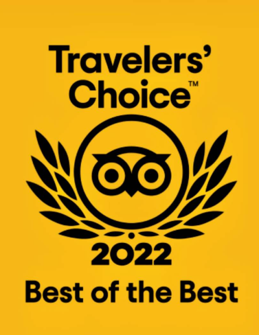 TripAdvisor's Traveller's Choice Award 2022